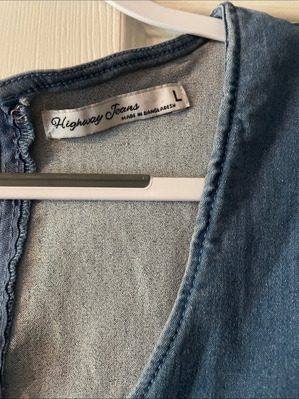 Highway Jeans Blue Puff-Sleeve Midi Dress with Self Tie - Picture 2 of 3